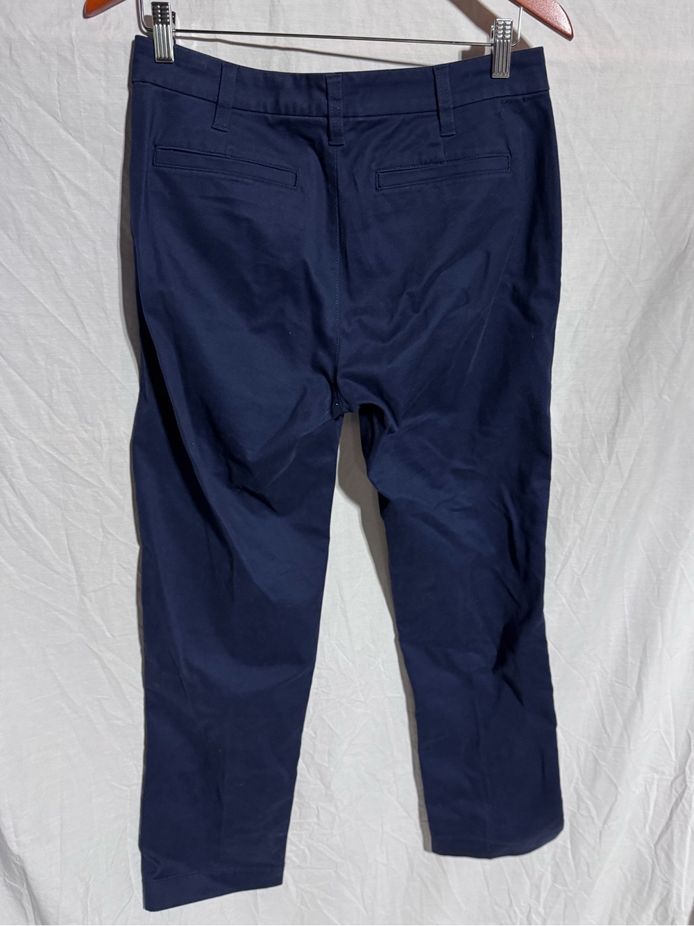 J. Crew High-Rise Girlfriend Chino Navy Blue Size 4 - Picture 7 of 7